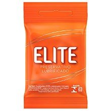 Preservativo Elite Lubrificado com 3 Unidades