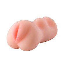 Foto do Produto Masturbador Vagina em Cyberskin com Textura Interna Dora Bege