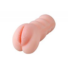 Foto do Produto Masturbador Vagina em Cyberskin com Textura Interna Cacá Bege