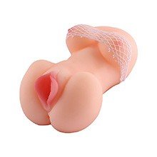 Foto do Produto Masturbador Masculino Formato de Mini Corpo com Textura Interna Bege