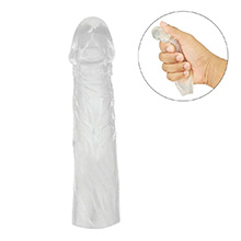 Foto do Produto Capa Penina sem Vibrador em Jelly 15,5 x 3,3cm Transparente