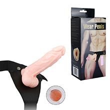 Foto do Produto Cinta Peniana para Ele com Capa Extensora Bege