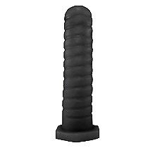 Foto do Produto Plug Anal Parafuso em PVC Fl�xivel At�xico 14,5 x 3,5cm Preto