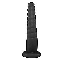 Foto do Produto Plug Anal Screw em PVC Fl�xivel At�xico 13,5 x 3cm Preto
