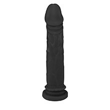 Foto do Produto Pênis com Base para Cinta Garantido 18 x 3,5cm Preto