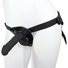 Foto do Produto Cinta Peniana Ajust�vel com P�nis Real�stico Ares 15 x 4cm Preto
