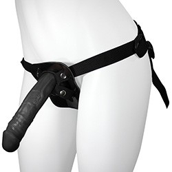 Foto do Produto Cinta Peniana Ajust�vel com P�nis Real�stico Eros 20 x 4,5cm Preto