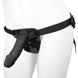 Foto do Produto Cinta Peniana Ajust�vel com P�nis Real�stico Hades 16 x 4cm Preto