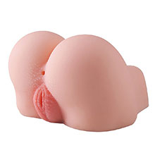 Foto do Produto Masturbador Vagina e �nus em Cyberskin com Formato de Bumbum Marie Bege