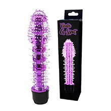 Foto do Produto Vibrador Personal Multivelocidade com Capa Texturizada em Silicone Jackie Pink