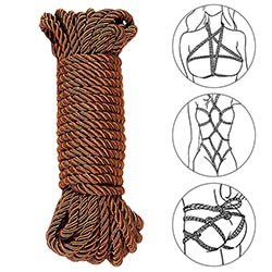Foto do Produto Corda para Bondage e Shibari em Poli�ster com 10 Metros Marrom