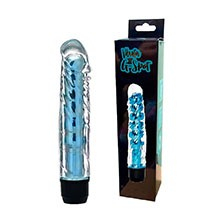 Foto do Produto Vibrador Personal Multivelocidade com Capa Formato de P�nis em Silicone Jenny Azul