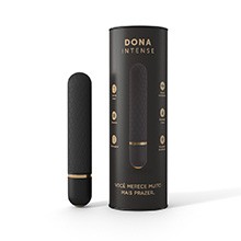 Vibrador Bullet Recarreg�vel em Silicone com 10 Vibra��es Intense Preto