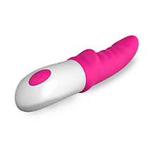 Vibrador Ponto G em Silicone Flex�vel com 9 Vibra��es Sparta Pink