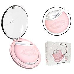 Foto do Produto Vibrador para Clit�ris Recarreg�vel em Silicone com 6 Vibra��es Rosa
