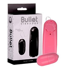 Foto do Produto Vibrador Bullet com Controle Remoto Multivelocidade 5,5 x 2,5cm Rosa