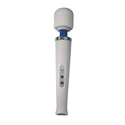 Foto do Produto Massageador Er�tico em Silicone e ABS Recarreg�vel 10 Vibra��es Varinha M�gica Branco
