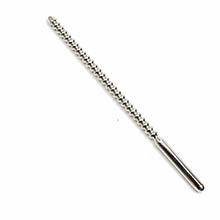 Penetrador de Uretra em Aço para Prática de Souding com Esferas Estimuladoras 24 x 1cm
