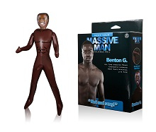 Boneco Inflável Negro 154cm de altura