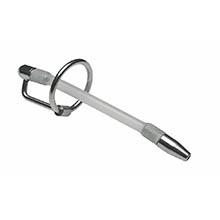 Penetrador de Uretra com Sonda de Aço e Haste Plástica com Anel para Glande 8 x 0,8cm