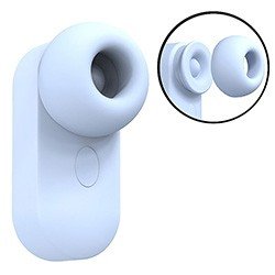 Pulsador de Clitóris Recarregável em Silicone com 10 Pulsações Mini Azul
