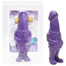 P�nis em TPE ExecuPinto 17,5 x 4,5cm Roxo