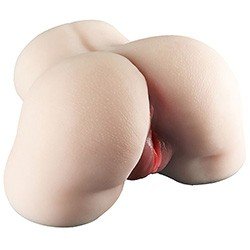 Foto do Produto Masturbador Masculino em Cyberskin Vagina e �nus no Formato de Bumbum Lion VI Bege