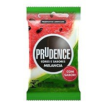Preservativo Prudence Sabor e Aroma de Melancia 3 Unidades