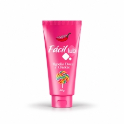 Foto do Produto Lubrificante � Base de �gua Beij�vel F�cil Lub Sabor Algod�o Doce e Chiclete 60g