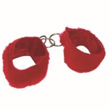 Foto do Produto Algema Pel�cia Vinil Velcro Vermelha
