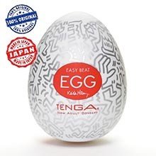 Masturbador Masculino Tenga EGG Party (O Original Japonês) - Edição Limitada Keith Haring