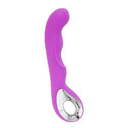 Foto do Produto Vibrador Ponto G Recarreg�vel em Silicone com 10 Vibra��es Roxo