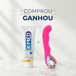 Vibrador Ponto G Recarregável em Silicone com 10 Vibrações Rosa