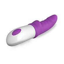 Foto do Produto Vibrador Ponto G em Silicone Flex�vel com 9 Vibra��es Sparta Roxo