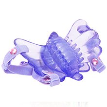 Vibrador Butterfly Mágica com Alças Ajustáveis Lilás