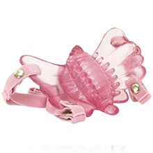 Vibrador Butterfly Mágica com Alças Ajustáveis Rosa