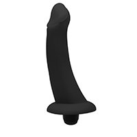 Foto do Produto P�nis de Borracha Vacaciones com Vibrador 18 x 5cm Preto