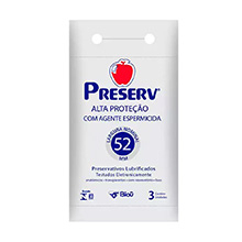 Preservativo Preserv Alta Proteção com Agente Espermecida 3 unidades