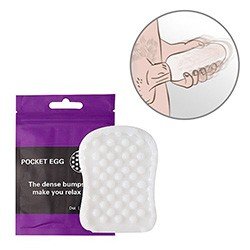 Masturbador Masculino de Bolso Texturizado Pocket EGG Dot