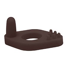 Foto do Produto Anel Peniano Massageador 8,4 x 3cm Marrom