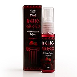 Gel Beijo Grego Beijável Morango 15g