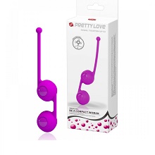 Bola de Pompoarismo Kegel Ball em Silicone Tighten Up III 39g Cada Roxa
