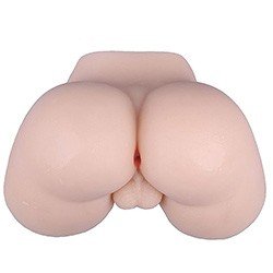 Foto do Produto Masturbador Bumbum Masculino em Cyberskin com Escroto Bege
