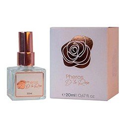 Perfume Afrodisíaco com Feromônio Feminino Pheros D'la Rose 20ml