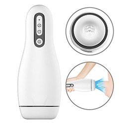 Masturbador Disfarçado em Lanterna Recarregável com 10 Vibrações em Silicone Zac