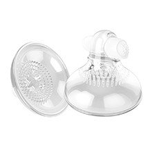 Massageador de Mamilo em Jelly com Vibro Trasnsparente