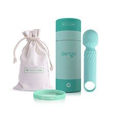 Foto do Produto Massageador Er�tico em Silicone Recarreg�vel 12 Modos de Vibra��o Dengo Verde