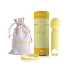 Foto do Produto Massageador Er�tico em Silicone Recarreg�vel 12 Modos de Vibra��o Dengo Amarelo