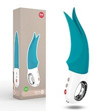 Vibrador para Clit�ris em Silicone Recarreg�vel 6 Modos de Vibra��o Volta Azul