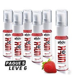 Foto do Produto Kit Pague 5 e Leve 6 Gel para Sexo Anal Dessensibilizante e Deslizante UnLOK Morango 15ml Cada